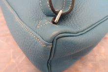 Load image into Gallery viewer, HERMES KELLY ADO PM Clemence leather Blue jean □C Engraving Back pack 700050286

