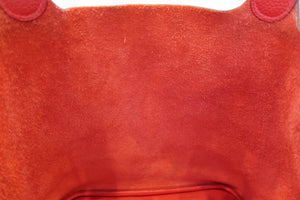 HERMES／エルメス ピコタンロックGM トリヨンクレマンス ルージュカザック □Q刻印 ハンドバッグ 700020054