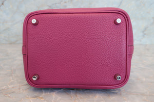 HERMES／エルメス ピコタンロックＰＭ トリヨンクレマンス トスカ □P刻印 ハンドバッグ 700080046