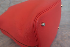 HERMES PICOTIN LOCK MM Clemence leather Rose jaipur □R Engraving Hand bag 700050158