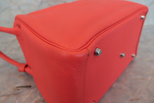 Load image into Gallery viewer, HERMES LINDY 30 Clemence leather Rose jaipur R Engraving Shoulder bag 700110162
