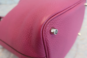 HERMES／エルメス ピコタンロックＰＭ トリヨンクレマンス トスカ □P刻印 ハンドバッグ 700080046