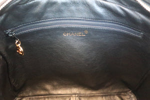 CHANEL CC mark fringe chain shoulder bag Lambskin Black/Gold hadware Shoulder bag 600050188