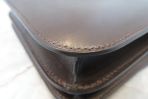 HERMES CONSTANCE3 MINI Swift leather Chocolat X刻印 Shoulder bag 700050285