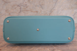 HERMES／エルメス ボリード27 ヴォースイフト ブルーアトール X刻印 ショルダーバッグ 700090107
