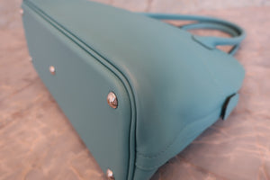 HERMES／エルメス ボリード27 ヴォースイフト ブルーアトール X刻印 ショルダーバッグ 700090107