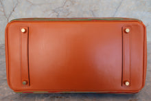 Load image into Gallery viewer, HERMES BIRKIN 35 Vibrato/Box carf leather Orange □H Engraving Hand bag 700110160
