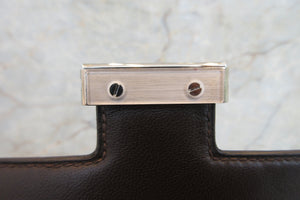 HERMES CONSTANCE3 MINI Swift leather Chocolat X刻印 Shoulder bag 700050285