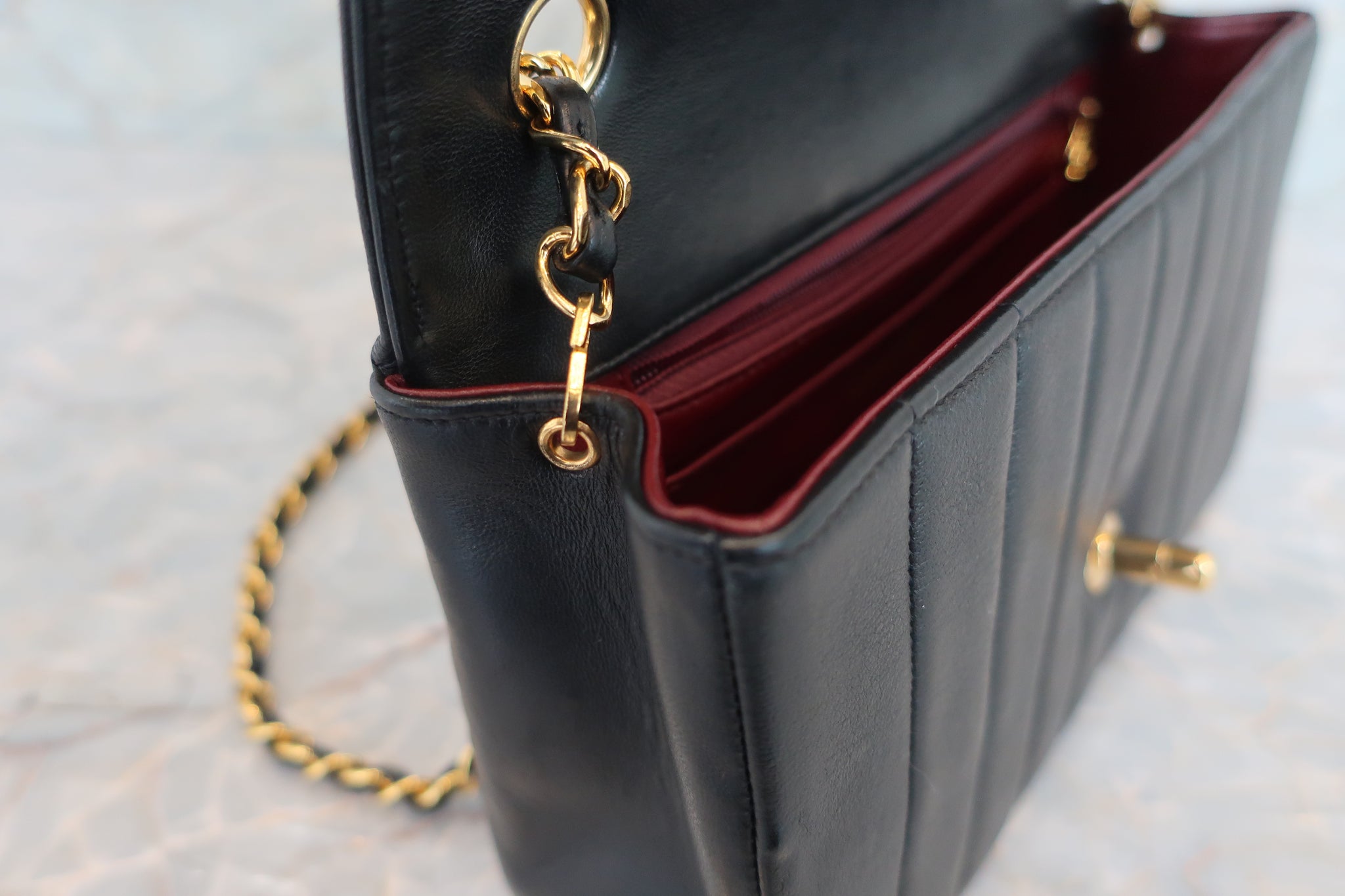 HERMES／BOLIDE 31 Clemence leather Blue jean □P刻印Shoulder bag 