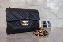 画像をギャラリービューアに読み込む, CHANEL/シャネル ミニマトラッセシングルフラップチェーンショルダーバッグ ラムスキン ブラック/ゴールド金具 ショルダーバッグ 800090170
