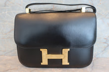 将图片加载到图库查看器，HERMES CONSTANCE 23 Box carf leather Black 〇K刻印 Shoulder bag 600100085
