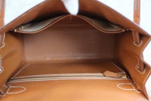 HERMES／エルメス ケリー28 クシュベル ゴールド 〇X刻印 ショルダーバッグ 700070231