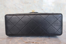 画像をギャラリービューアに読み込む, CHANEL/シャネル ミニマトラッセシングルフラップチェーンショルダーバッグ ラムスキン ブラック/ゴールド金具 ショルダーバッグ 800090170
