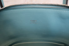 將圖片載入圖庫檢視器 HERMES／エルメス ボリード27 ヴォースイフト ブルーアトール X刻印 ショルダーバッグ 700090107
