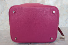 Load image into Gallery viewer, HERMES PICOTIN LOCK MM Clemence leather Tosca □P Engraving Hand bag 700100136
