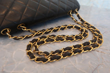 画像をギャラリービューアに読み込む, CHANEL/シャネル 中マトラッセシングルフラップチェーンショルダーバッグ ラムスキン ブラック/ゴールド金具 ショルダーバッグ 800020083
