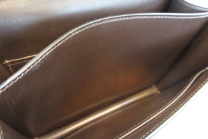 HERMES CONSTANCE3 MINI Swift leather Chocolat X刻印 Shoulder bag 700050285