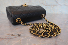 画像をギャラリービューアに読み込む, CHANEL/シャネル ミニマトラッセシングルフラップチェーンショルダーバッグ ラムスキン ブラック/ゴールド金具 ショルダーバッグ 800090170
