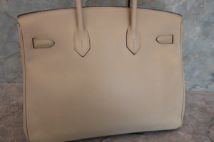 HERMES／エルメス バーキン35 ヴォーエプソン パルシュマン □M刻印 ハンドバッグ 700030168