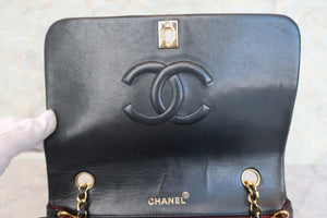 CHANEL/シャネル マトラッセチェーンショルダーバッグ ラムスキン ブラック/ゴールド金具 ショルダーバッグ 600090125