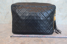 画像をギャラリービューアに読み込む, CHANEL/シャネル マトラッセフリンジチェーンショルダーバッグ ラムスキン ブラック/ゴールド金具 ショルダーバッグ 700120210
