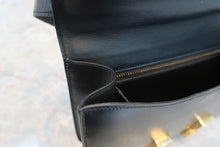 将图片加载到图库查看器，HERMES CONSTANCE 23 Box carf leather Black 〇K刻印 Shoulder bag 600100085
