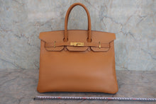 画像をギャラリービューアに読み込む, HERMES／エルメス バーキン35 アルデンヌ ナチュラル □C刻印 ハンドバッグ 800040135
