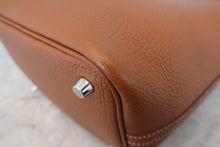 将图片加载到图库查看器，HERMES PICOTIN LOCK ECLAT PM Clemence leather/Swift leather Gold/Nata Y刻印 Hand bag 800030189
