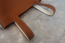 将图片加载到图库查看器，HERMES PICOTIN LOCK ECLAT PM Clemence leather/Swift leather Gold/Nata Y刻印 Hand bag 800030189
