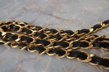 画像をギャラリービューアに読み込む, CHANEL/シャネル マトラッセフリンジチェーンショルダーバッグ ラムスキン ブラック/ゴールド金具 ショルダーバッグ 700120210
