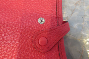 HERMES／エルメス エブリンTPM トリヨンクレマンス ローズエクストリーム D刻印 ショルダーバッグ 700050219