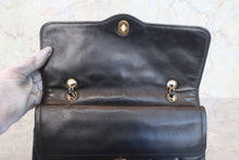画像をギャラリービューアに読み込む, CHANEL/シャネル パリ限定マトラッセダブルフラップチェーンショルダーバッグ ラムスキン ブラック/ゴールド金具 ショルダーバッグ 800020040
