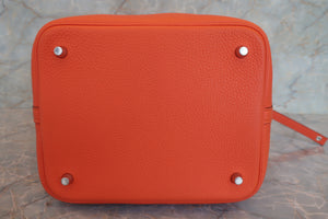 HERMES／エルメス ピコタンロックＭＭ トリヨンクレマンス フー Y刻印 ハンドバッグ 700090059