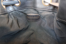 画像をギャラリービューアに読み込む, CHANEL/シャネル ココマーク巾着チェーンショルダーバッグ ラムスキン ブラック/ゴールド金具 ショルダーバッグ 800080027
