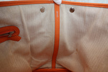 Load image into Gallery viewer, HERMES GARDEN PARTY PM Negonda leather Orange □R Engraving Tote bag 600080054
