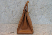 Load image into Gallery viewer, HERMES BIRKIN 35 Graine Couchevel leather Gold □B Engraving Hand bag 700020223
