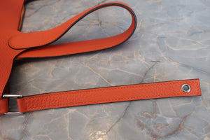 HERMES／エルメス ピコタンロックＭＭ トリヨンクレマンス フー Y刻印 ハンドバッグ 700090059