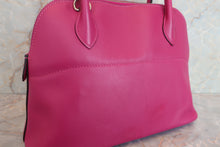 将图片加载到图库查看器，HERMES／BOLIDE 27 Swift leather Rose purple C刻印 Hand bag 600080069
