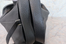 Load image into Gallery viewer, HERMES PICOTIN LOCK GM Clemence leather Black □O Engraving Hand bag 700110177

