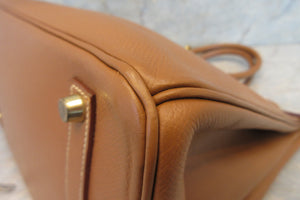 HERMES BIRKIN 35 Graine Couchevel leather Gold □B Engraving Hand bag 700020223