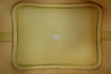 将图片加载到图库查看器，HERMES PICOTIN LOCK PM Clemence leather Lime Y刻印 Hand bag 800030178
