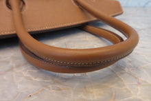 Load image into Gallery viewer, HERMES BIRKIN 35 Graine Couchevel leather Gold □B Engraving Hand bag 700020223
