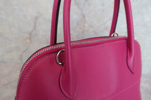 将图片加载到图库查看器，HERMES／BOLIDE 27 Swift leather Rose purple C刻印 Hand bag 600080069
