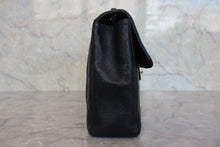 画像をギャラリービューアに読み込む, CHANEL/シャネル 中マトラッセシングルフラップチェーンショルダーバッグ キャビアスキン ブラック/シルバー金具 ショルダーバッグ 800020048
