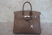 画像をギャラリービューアに読み込む, HERMES／エルメス バーキン25 ヴォーエプソン エトゥープ □N刻印 ハンドバッグ 800020122
