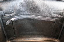 将图片加载到图库查看器，HERMES BIRKIN 30 Clemence leather Black □I刻印 Hand bag 800080067
