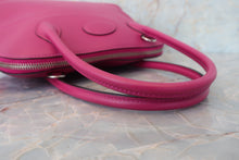 将图片加载到图库查看器，HERMES／BOLIDE 27 Swift leather Rose purple C刻印 Hand bag 600080069
