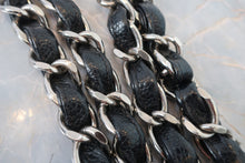 画像をギャラリービューアに読み込む, CHANEL/シャネル 中マトラッセシングルフラップチェーンショルダーバッグ キャビアスキン ブラック/シルバー金具 ショルダーバッグ 800020048
