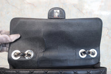 画像をギャラリービューアに読み込む, CHANEL/シャネル 中マトラッセシングルフラップチェーンショルダーバッグ キャビアスキン ブラック/シルバー金具 ショルダーバッグ 800020048
