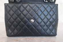 画像をギャラリービューアに読み込む, CHANEL/シャネル 中マトラッセシングルフラップチェーンショルダーバッグ キャビアスキン ブラック/シルバー金具 ショルダーバッグ 800020048
